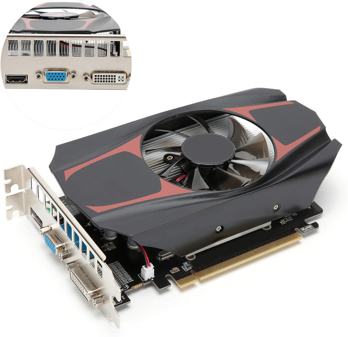 1GB 128bit DDR5 650MHz PCI 3.0 Graphics Card Z898674