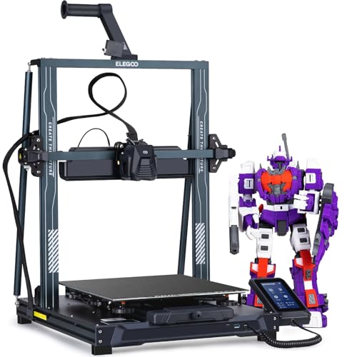 FDM 3D Printer with Auto Bed Leveling, Dual-Gear Direct Extruder, Dual Lead Screw Drive, Removable Capacitive Screen, 8.85x8.85x11in Large Printing Size P931