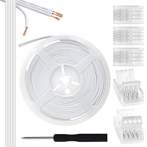 4 Pin 10mm LED Strip Connector Kit 32.8ft 5 Pcs S8628