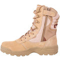 Men's Military Tactical Work Boots Side Zipper Army Combat Boots Y49324