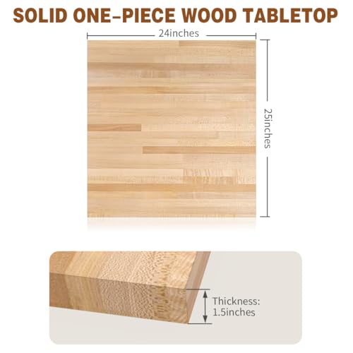 Hardwood Maple Butcher Block Counter Top 36" L x 25" W 1.5" Thickness L61255