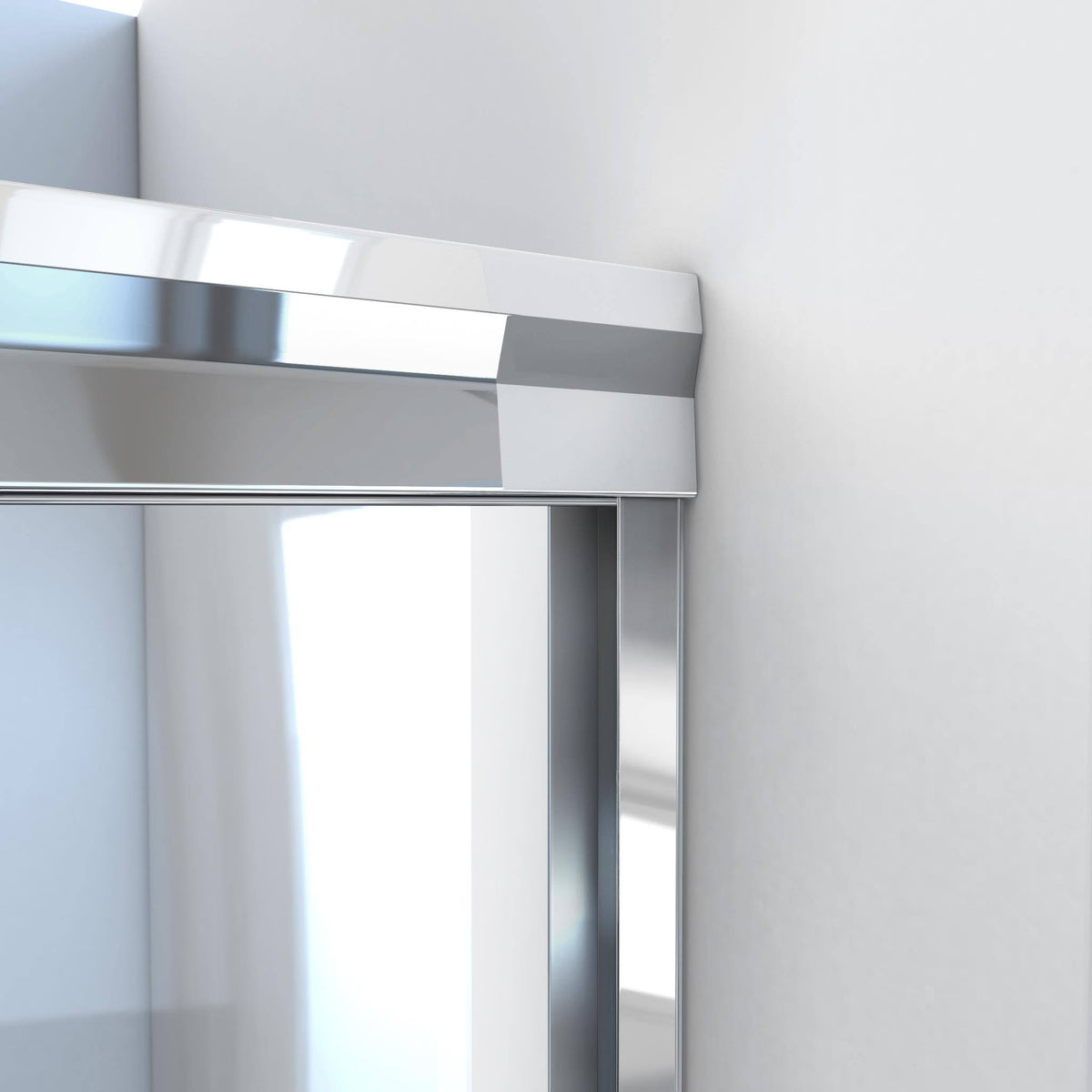 52-in to 56-in Frameless Oil-Rubbed Bronze Sliding Shower Door T3736