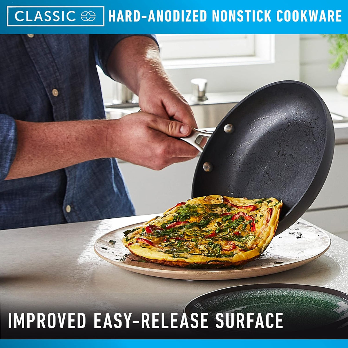 Calphalon Classic Hard-Anodized Nonstick Cookware U492