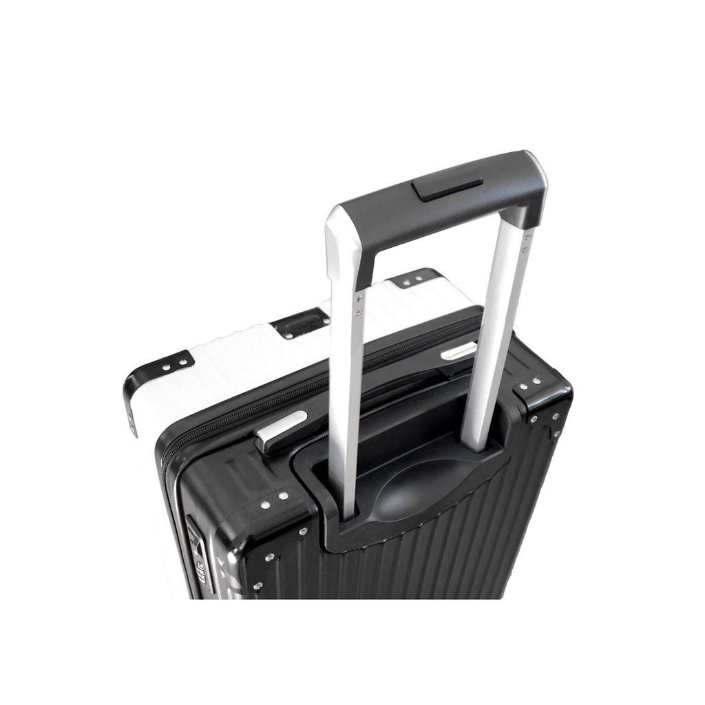 White Carry on Suitcase I13541