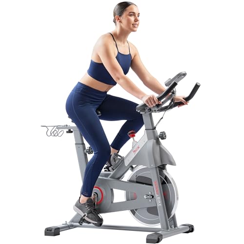 Indoor Cycling Exercise Bike with Adjustable Cushion Seat & Multi-Grip Handlebar J11158