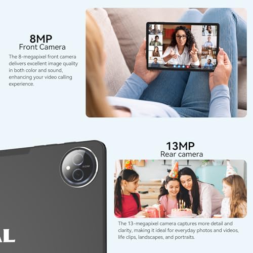 11 inch Android 14 Tablet, 128GB ROM 16GB RAM, 4G LTE, Octa-Core, 21MP Dual Camera, FHD Screen, 7000mAh K80793