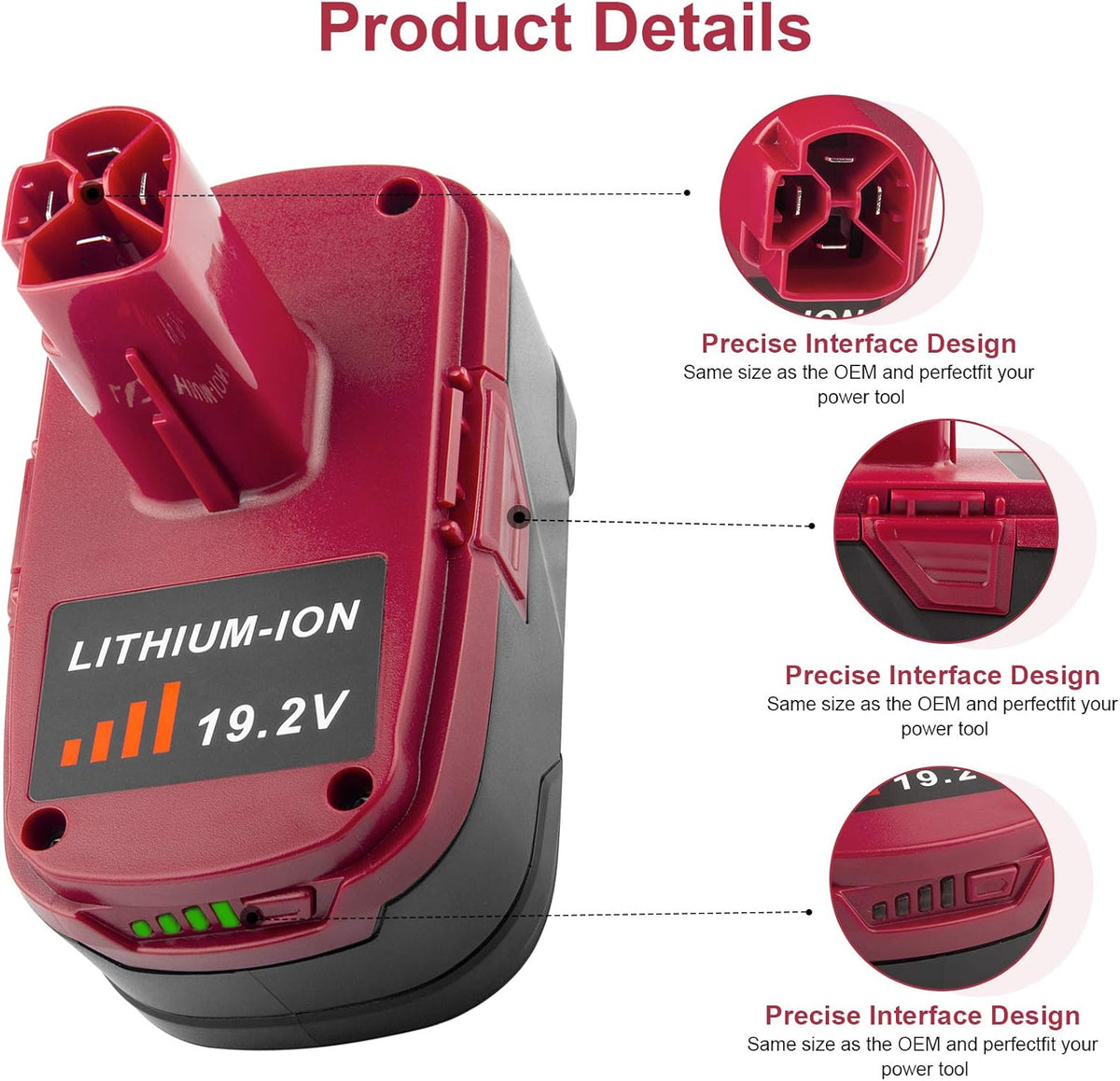 19.2V 6.0Ah Lithium ion Battery X36784