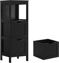 Narrow White 3 Drawer Bathroom Floor Cabinet S517191