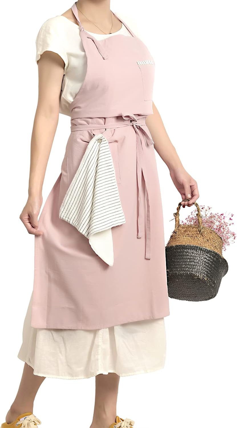 Soft Cotton Linen Apron Pack of 2 Q767195
