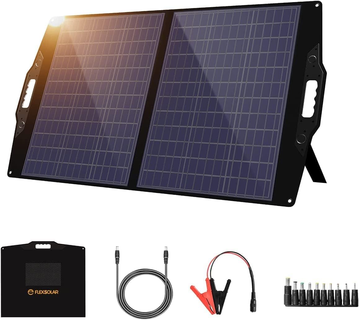 100W Foldable Solar Panel with DC Port A86361