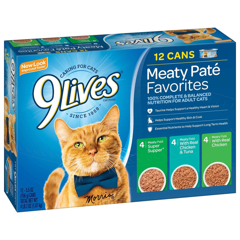 9Lives Favorites Wet Cat Food Variety Pack R2732