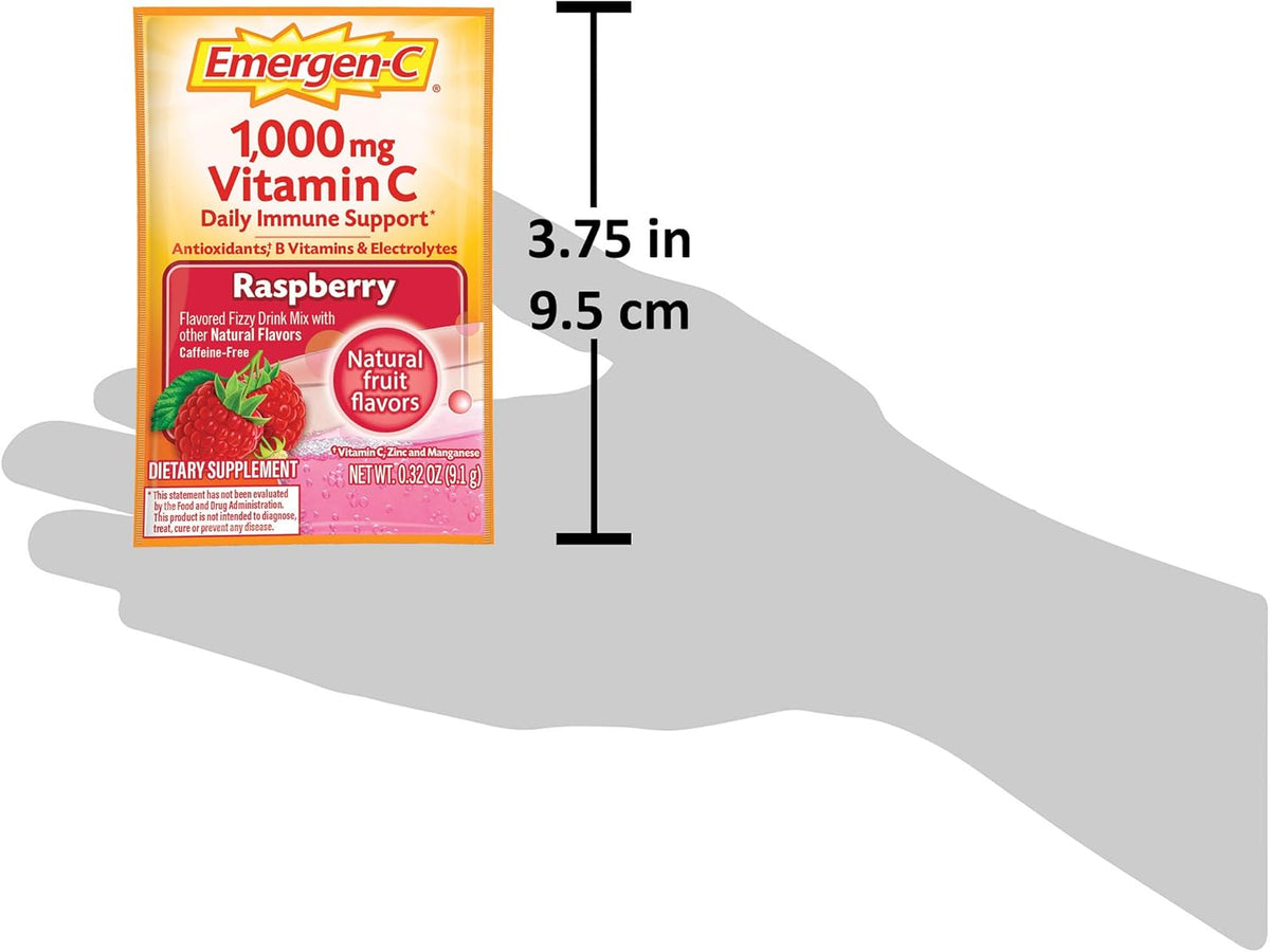 Vitamin C Energy Booster Raspberry 1000 mg 30 Packet S71682
