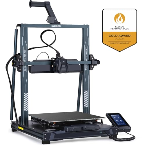 FDM 3D Printer with Auto Bed Leveling, Dual-Gear Direct Extruder, Dual Lead Screw Drive, Removable Capacitive Screen, 8.85x8.85x11in Large Printing Size P931