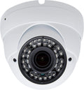 5MP 4MP Dome Security Camera 4in1 TVI/CVI/AHD/960H 2.8-12mm Varifocal Lens Waterproof White I6391