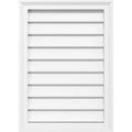 Vertical Surface Mount PVC Gable Vent B7045