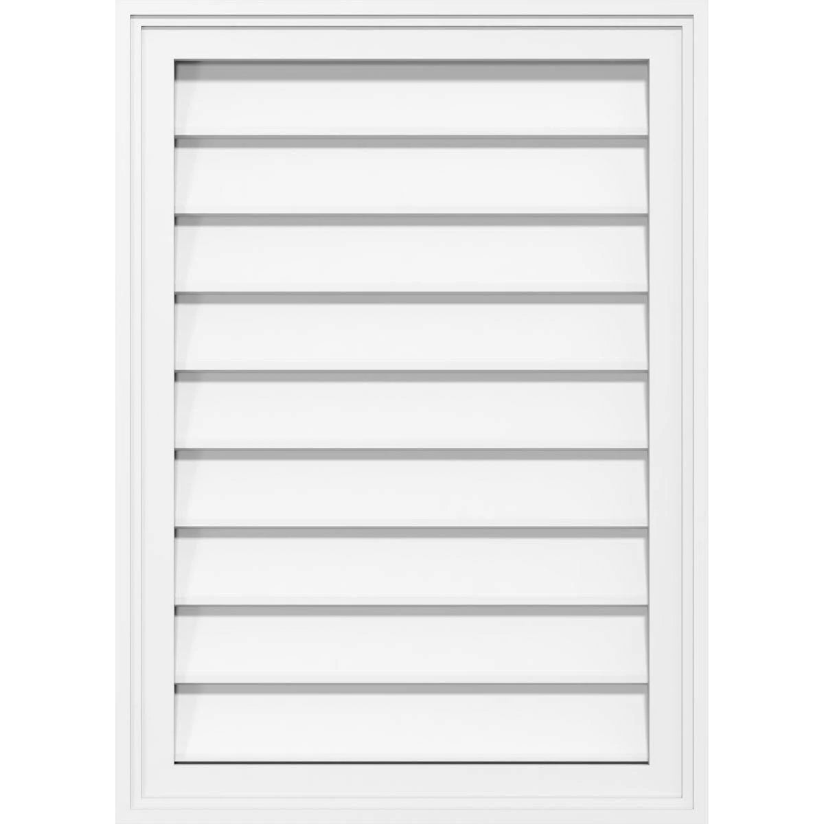 Vertical Surface Mount PVC Gable Vent B7045