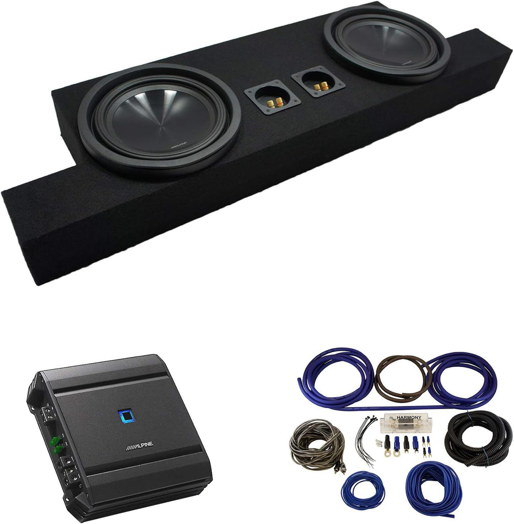 2004-2012 GMC Canyon Crew Cab Dual 10 Subwoofer Box Enclosure U6503