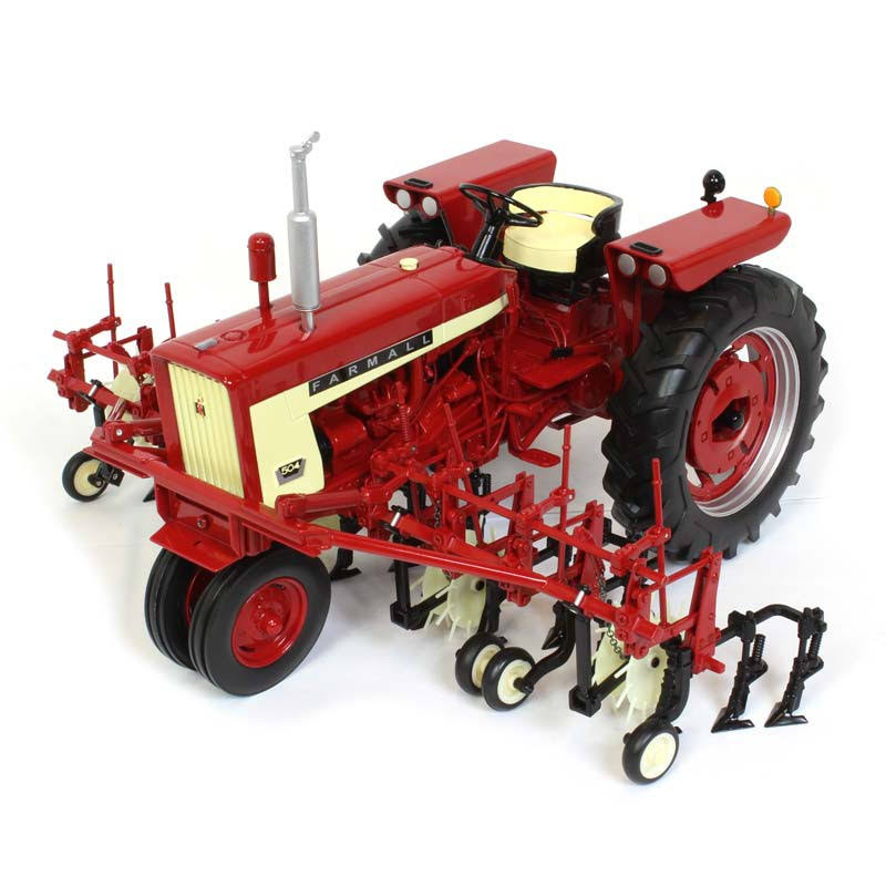 1/16 Scale International Harvester Farmall 504 Narrow Front Tractor with Four Row Cultivator B147