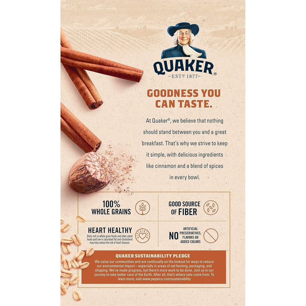Cinnamon and Spice Instant Oatmeal, 1.51 Ounce (Pack of 10) R63885