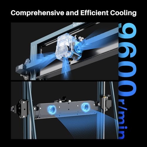 FDM 3D Printer with Auto Bed Leveling, Dual-Gear Direct Extruder, Dual Lead Screw Drive, Removable Capacitive Screen, 8.85x8.85x11in Large Printing Size P931