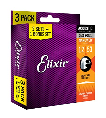 Light Coated Nickel Electric Guitar Strings (.010-.046) D567215