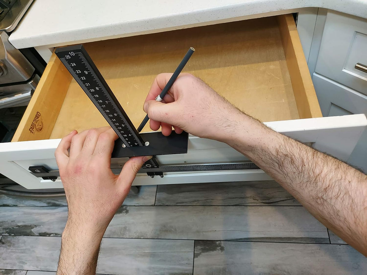 Adjustable Cabinet Hardware Jig Drill Guide Q69950