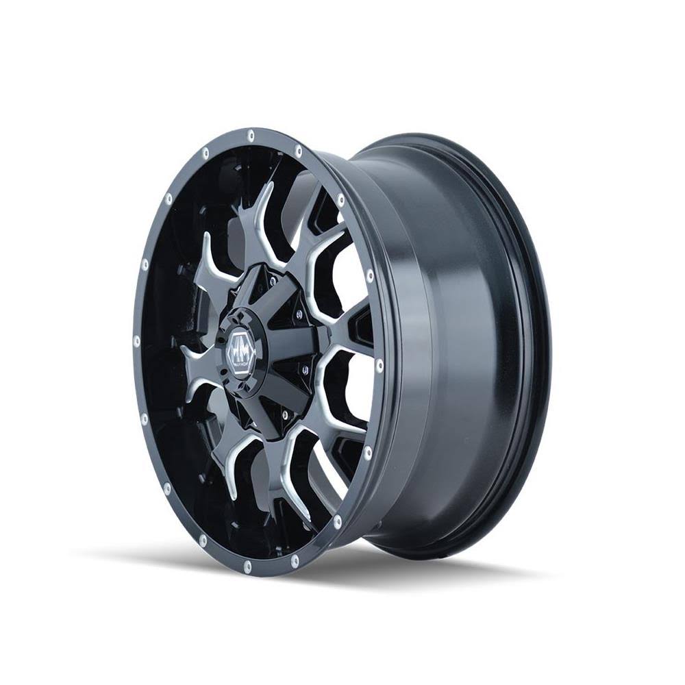 Black/Milled Wheel Rim 20x10 8x180 -25mm N593