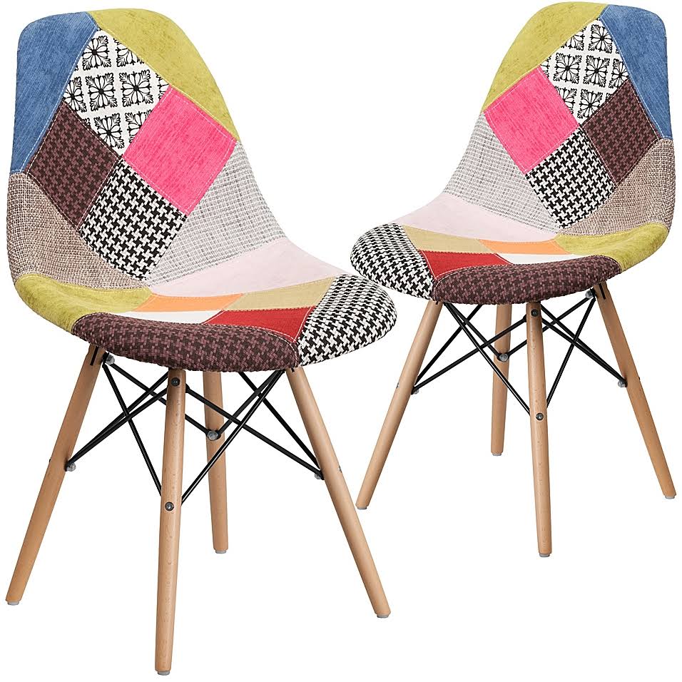 Set of 2 Upholstered Accent Chairs F712657