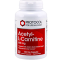 Acetyl-L-Carnitine 500 mg 100 caps N12780