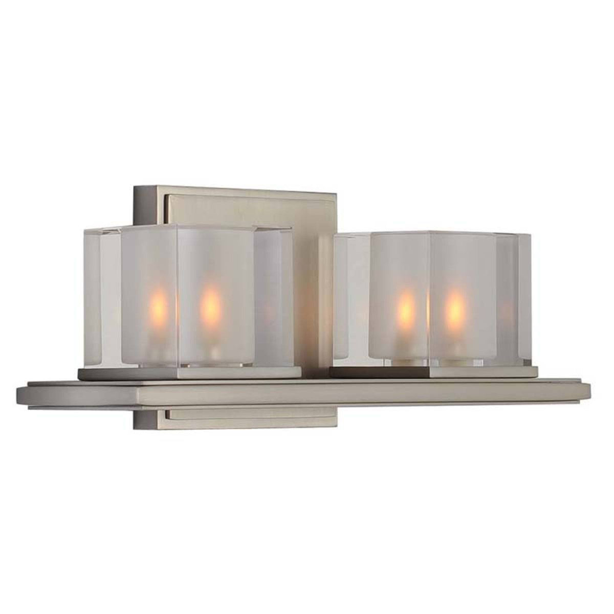 2 Light Satin Nickel Bath J40941