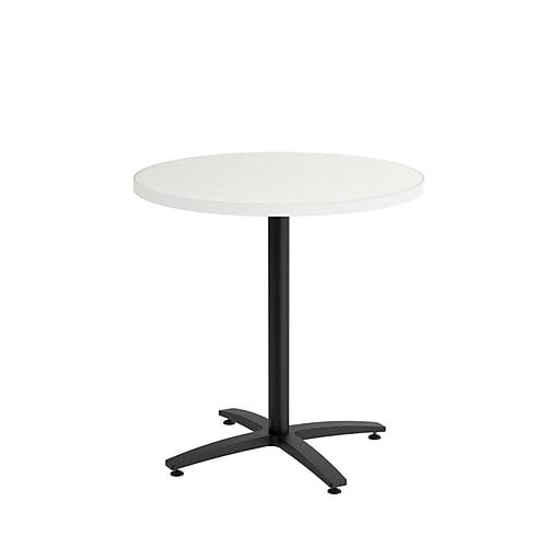 30 inch Round Silver Mesh Laminate Table G63515