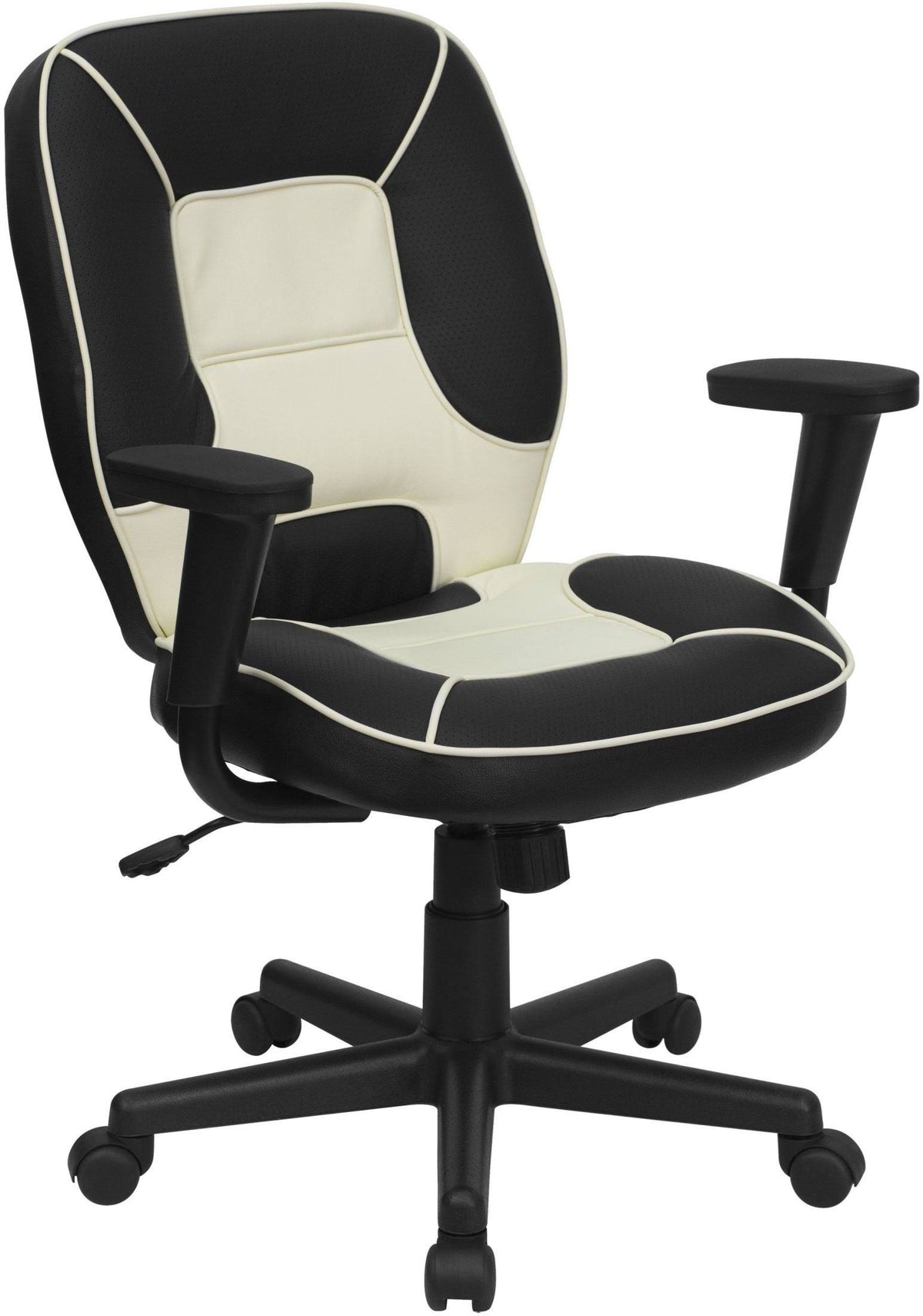 Black Vinyl Mid-Back Executive Office Chair V29517