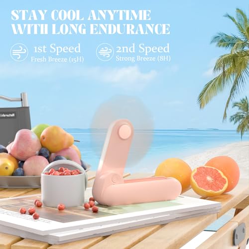 Pink Portable Handheld Fan Q55072