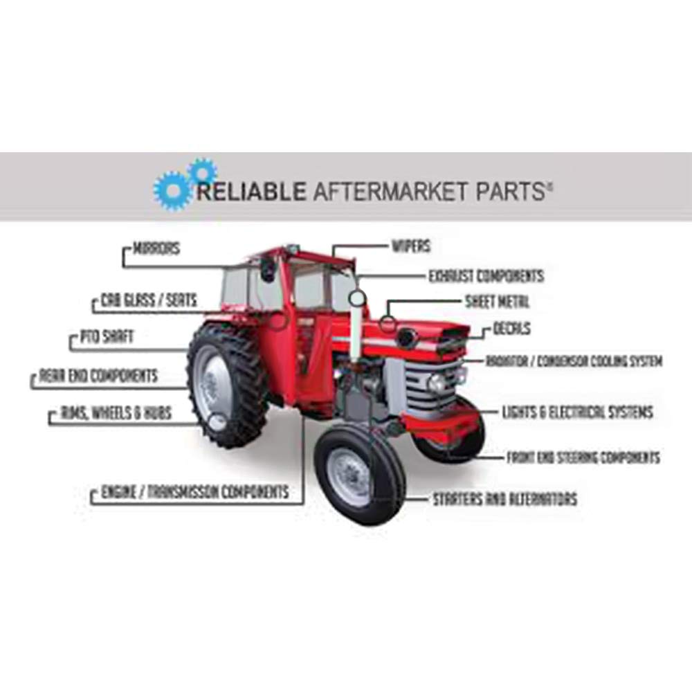 Red Complete Canopy Tractor S6030