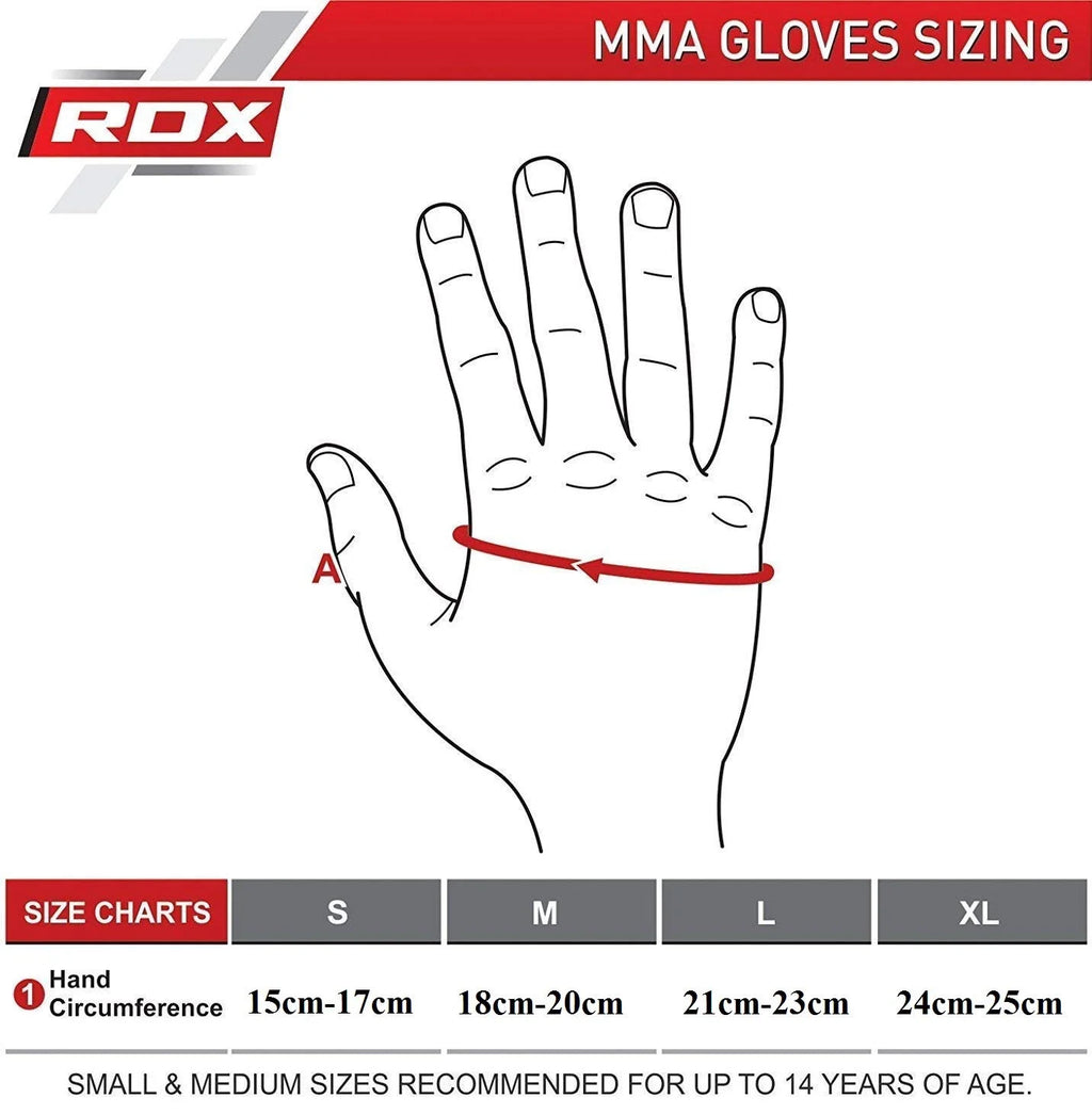 Small Cowhide Leather MMA Gloves V580211