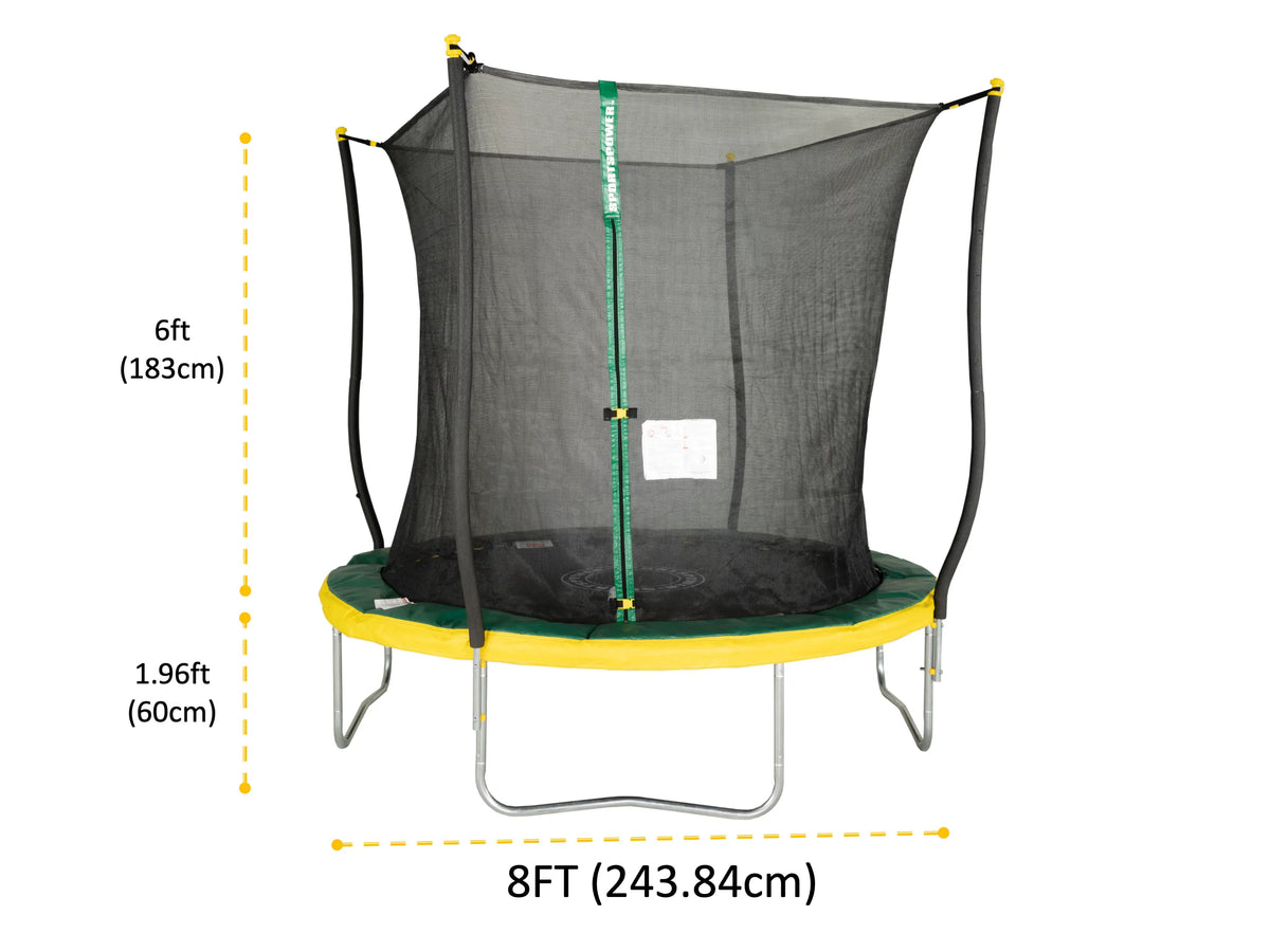 8' Trampoline with Safety Enclosure D805