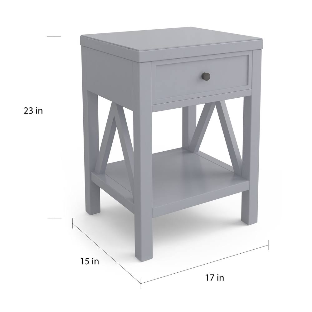 Acacia Wood End Table L8907