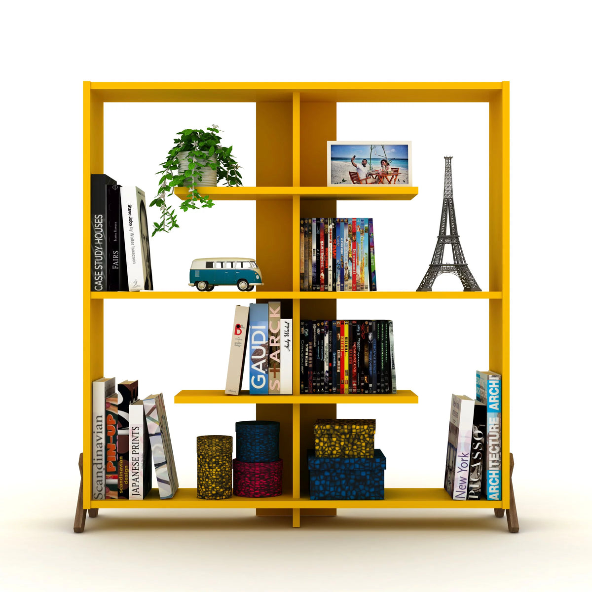 4 Tier Wood Bookshelf C288914