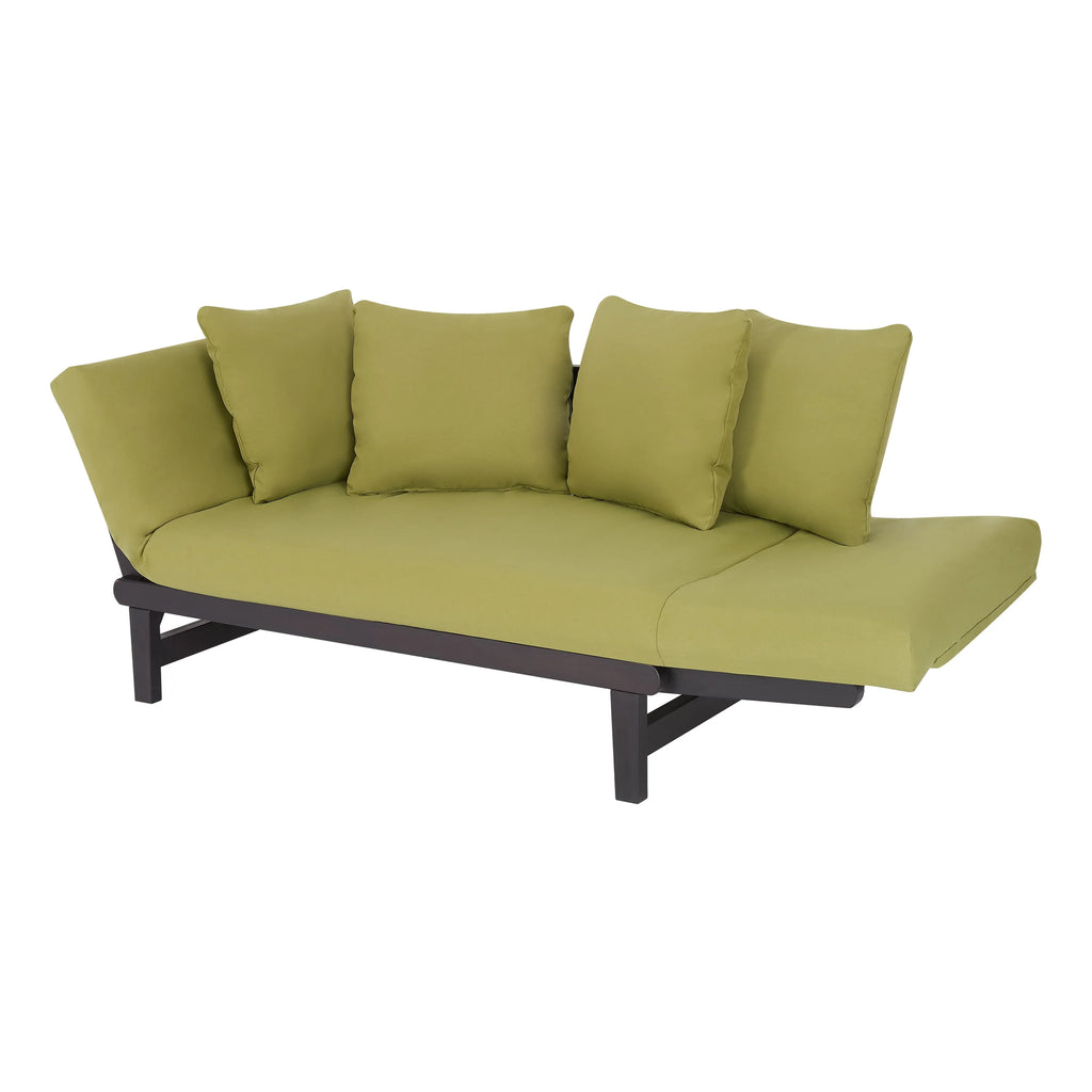 Convertible Outdoor Daybed Sofa Green Cushion V335585