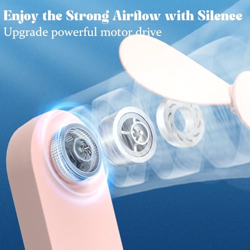 Pink Portable Handheld Fan Q55072