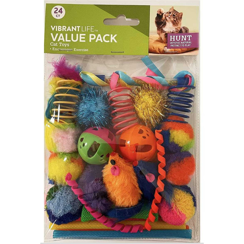 24 Piece Cat Toys T884