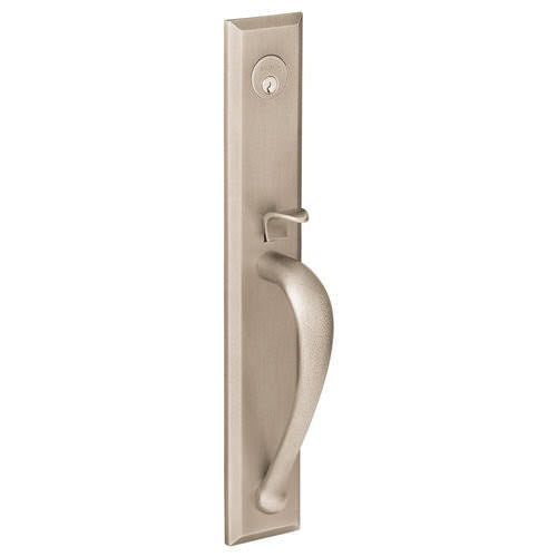Satin Black Left Hand Dummy Entry Handleset Q320816