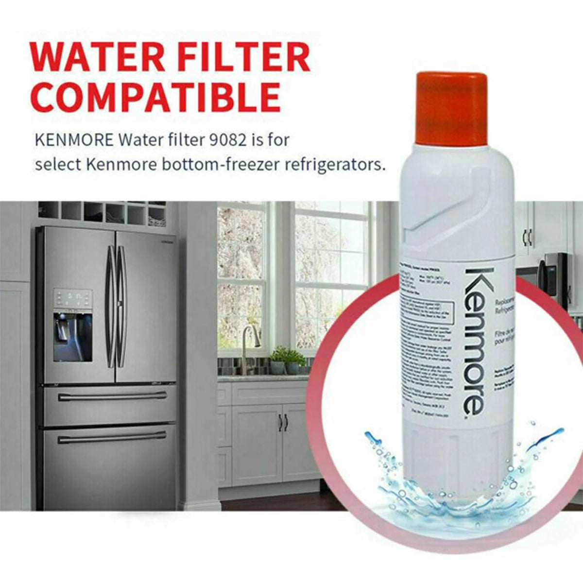 4 Pack Refrigerator Water Filter Y595
