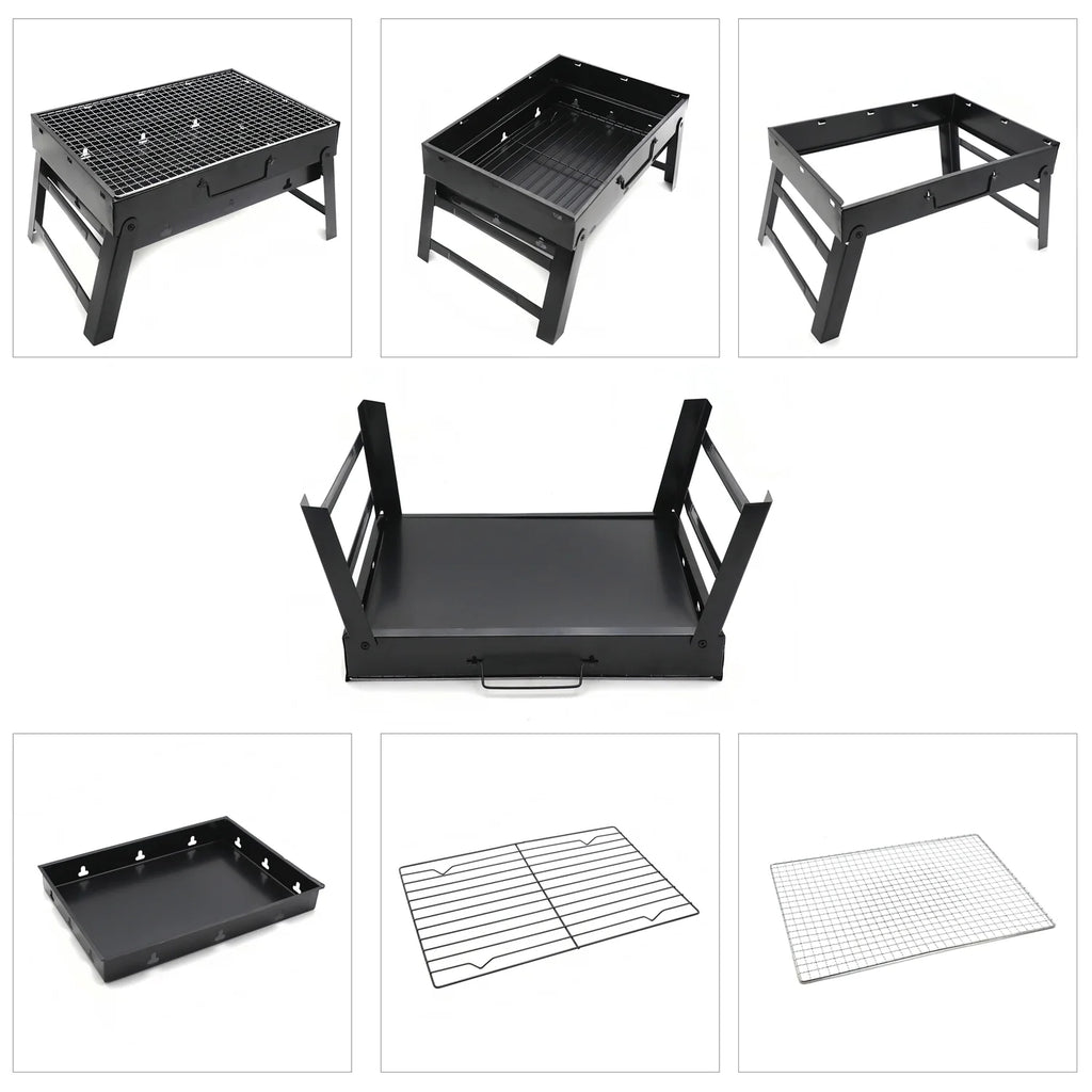 Large Folding Portable Charcoal BBQ Grill S938843