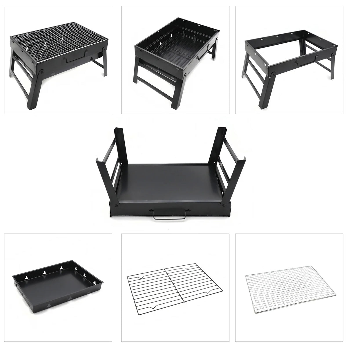 Large Folding Portable Charcoal BBQ Grill S938843