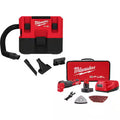 12-Volt Cordless Wet/Dry Vacuum with Oscillating Multi-Tool Kit U88109