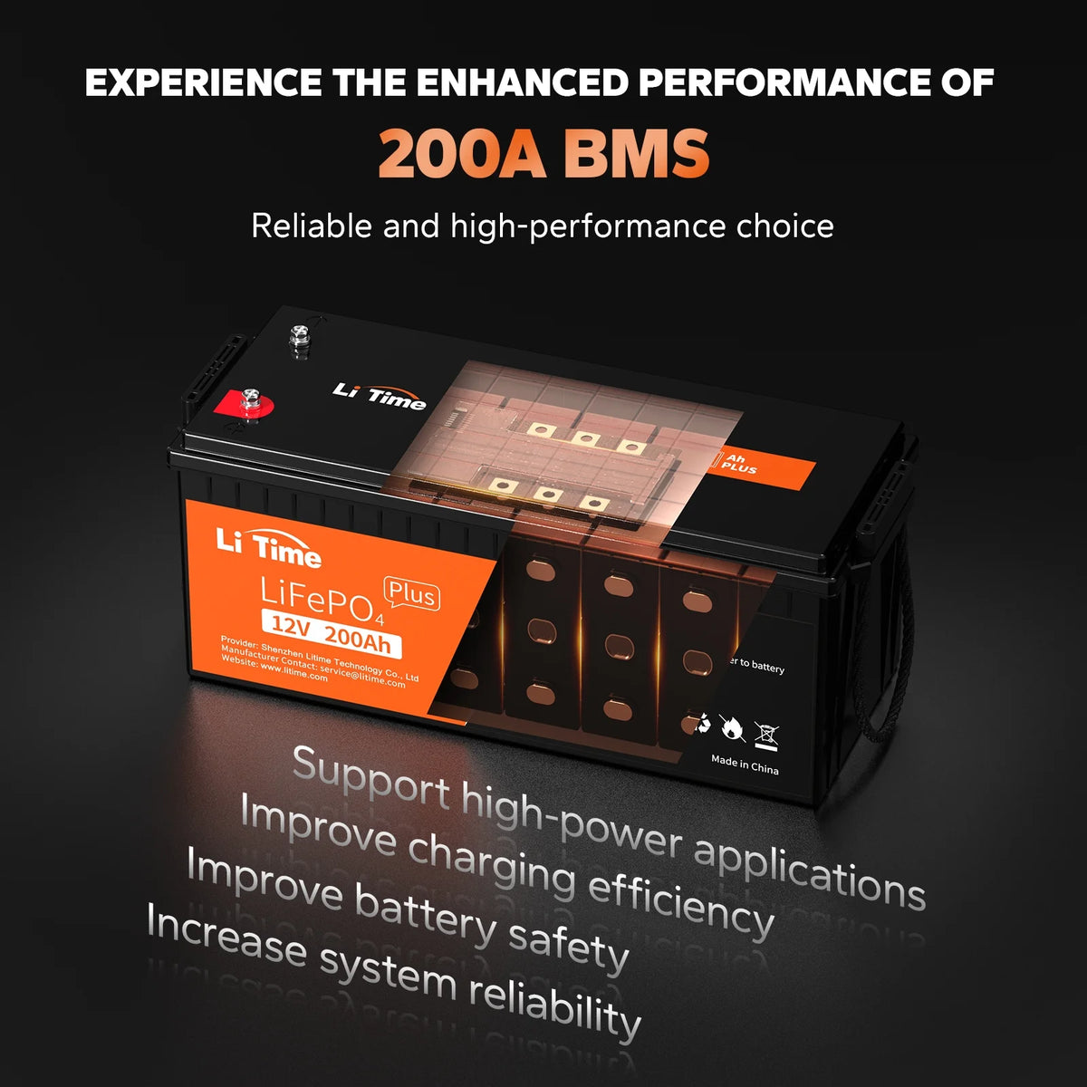 12V 200Ah Lithium LiFePO4 Battery X550586