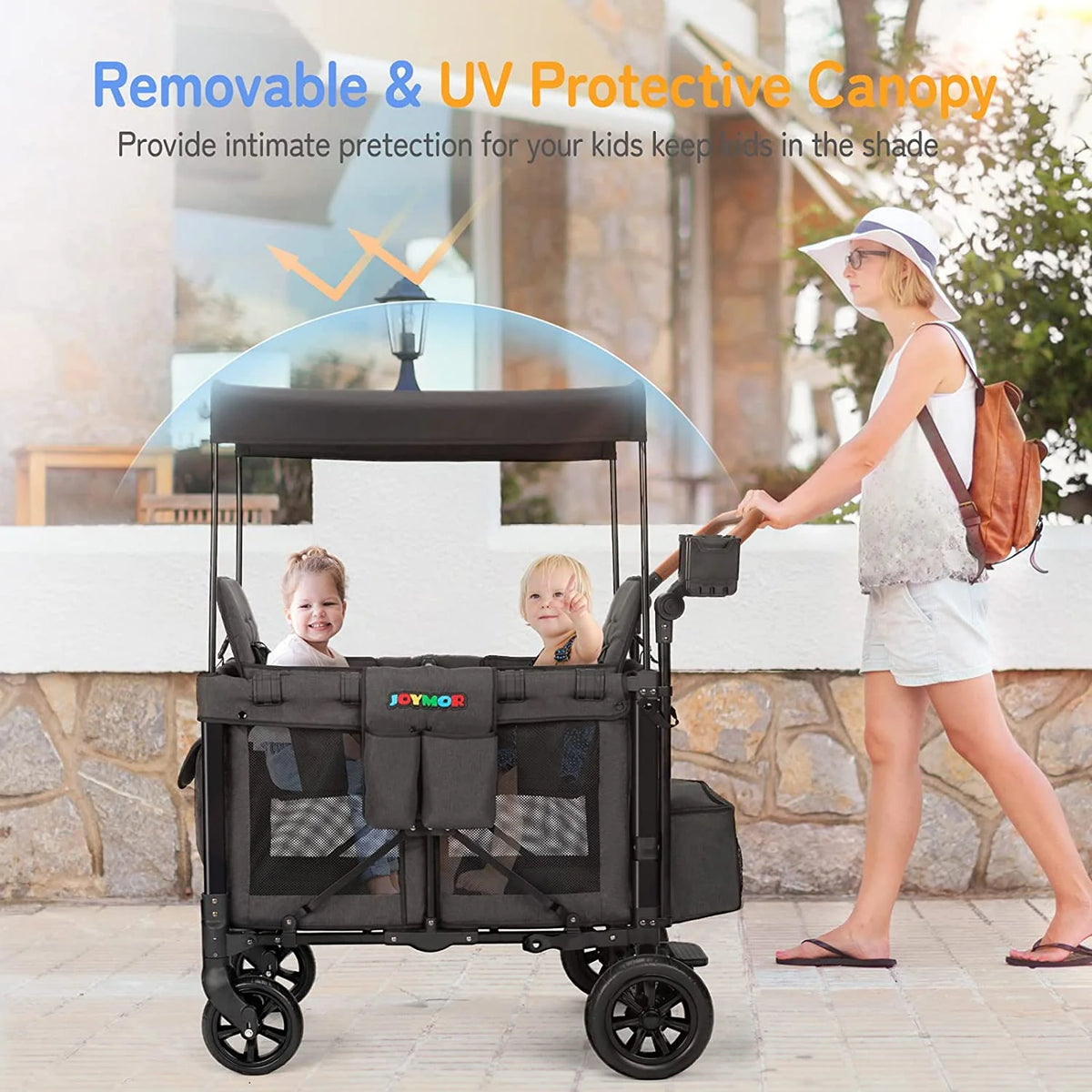 Double Stroller Wagon for 2 Kids T11456