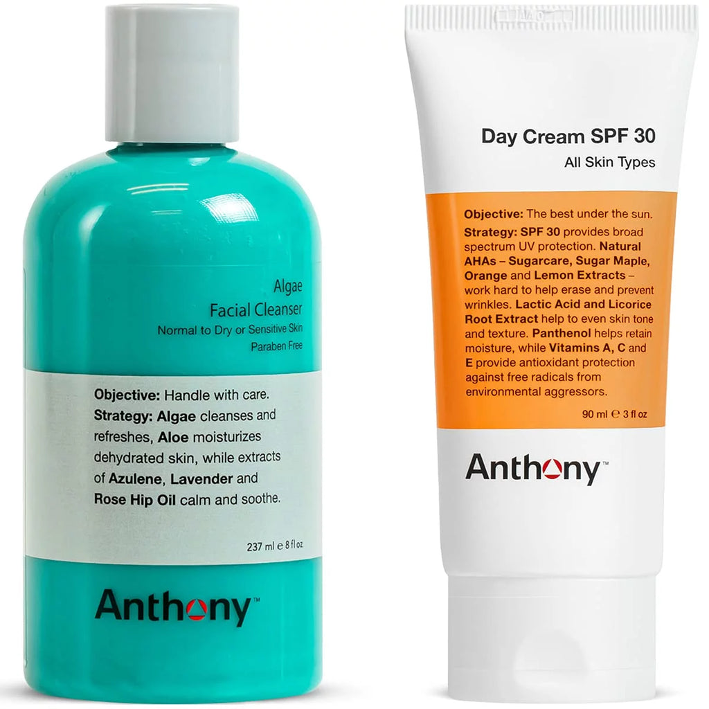 Day Cream SPF 30 and Algae Facial Cleanser E556