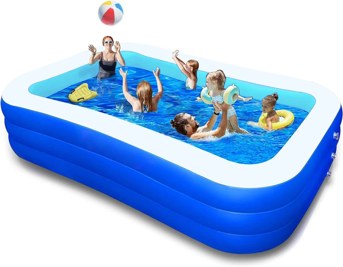 Inflatable Pool 118 X 68 X 22 Oversized Thickened O410718